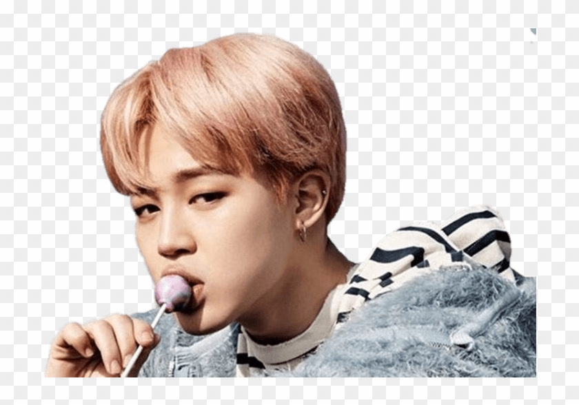Bts Jimin Having Lollypop - Jimin Antes De Sus Cirugias Clipart