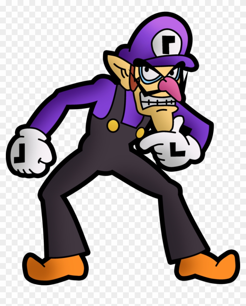 View Samegoogleiqdbsaucenao Wah , - Waluigi Paper Clipart