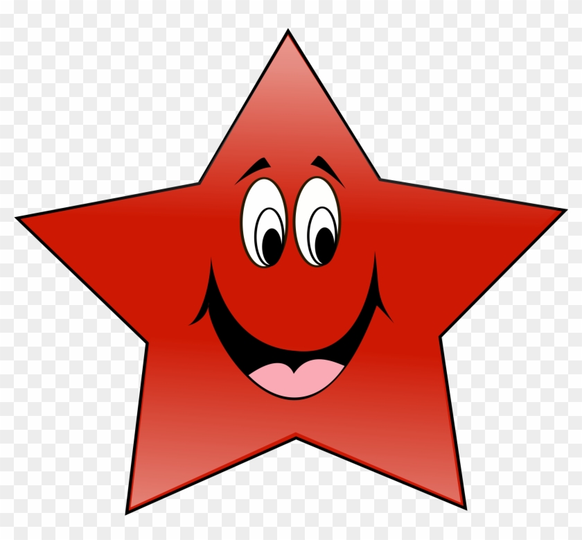 Smiley Red Star Computer Icons Download - Clipart Star Red - Png Download