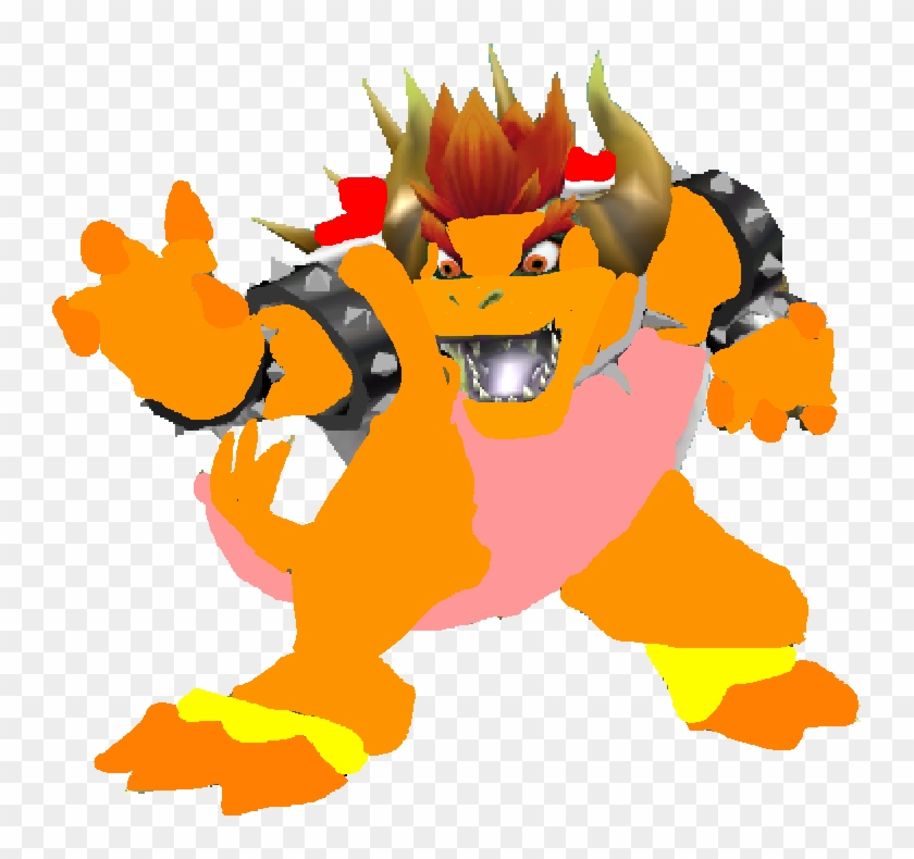 Giga Fire Bowser - Illustration Clipart