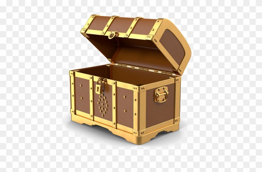 Treasure Chest Png Transparent - Treasure Chest Transparent Background Clipart #455037