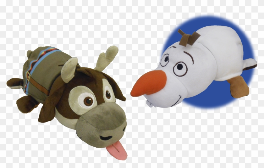 14" Disney Frozen Olaf To Sven Flipazoo 2 In 1 Plush - Disney Flipazoo Clipart #455238