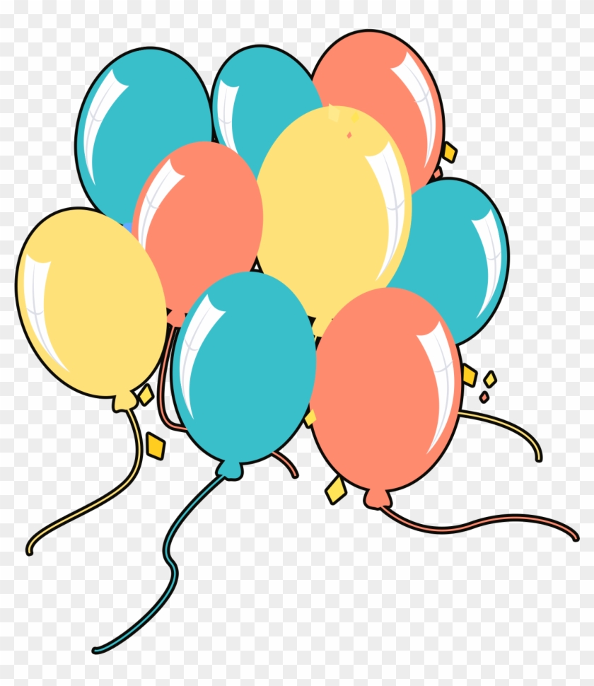 Balloon Element Color Celebration Png And Psd - Balloon Clipart