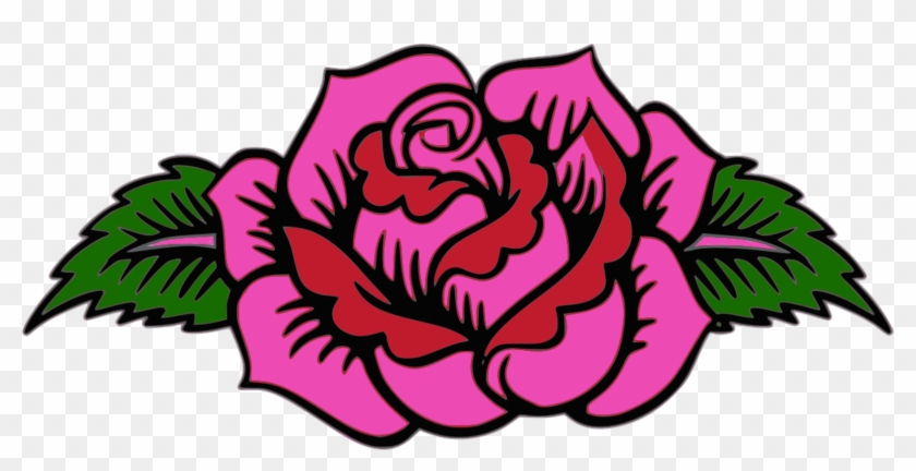 Big Image - Day Of The Dead Rose Clipart