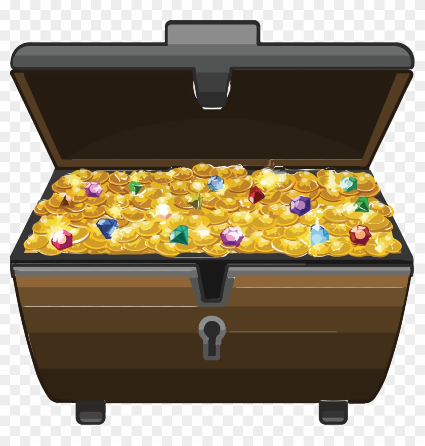 Treasure Chest Png Png Clipart #455435