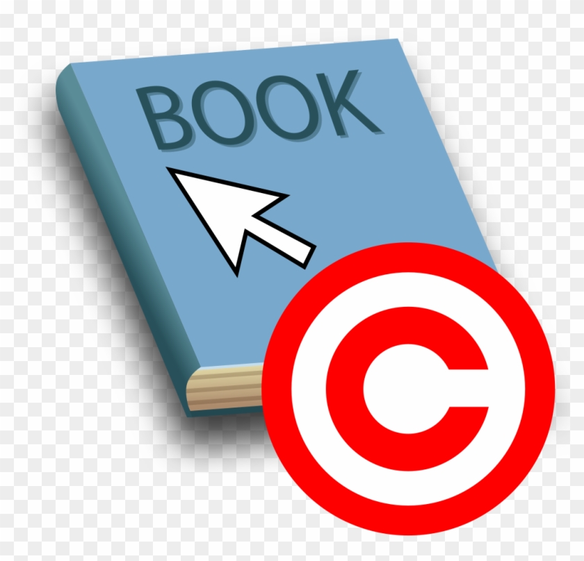 Book Copyright Icon - Copyright Books Clipart #455786