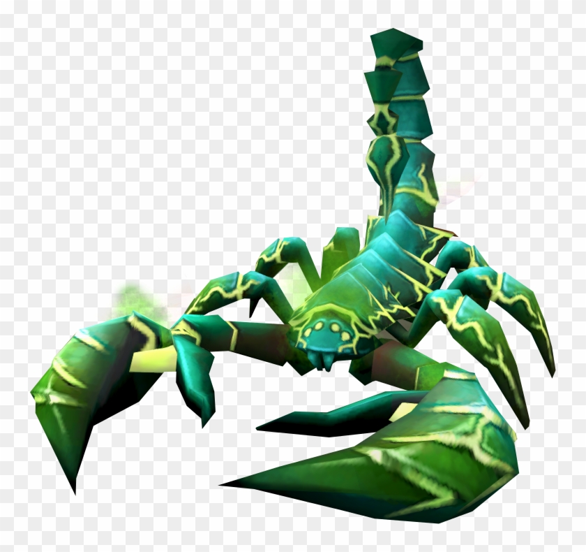 Corrupted Scorpion - Green Scorpion Png Clipart #455788