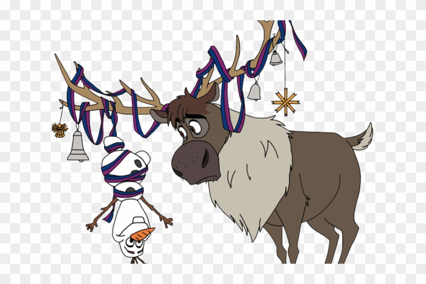 Frozen Clipart Olaf - Sven - Png Download