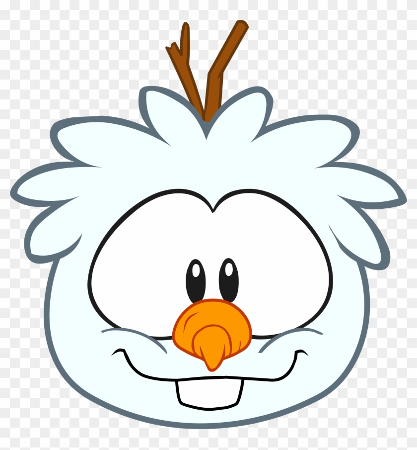 Image Royalty Free Stock Image Snowman Puffle Walk - Club Penguin Puffle Olaf Clipart #456153