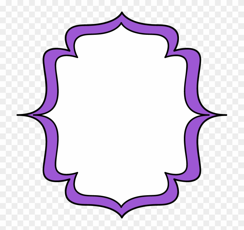 Printable Colorful Red And Black Frame Page Borders - Purple And Black Frame Clipart