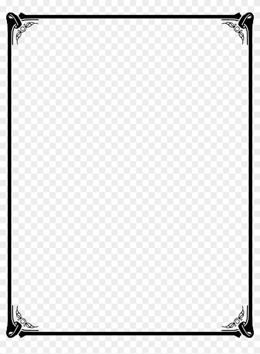 Transparent Black Border - Border Clipart Education Black And White - Png Download
