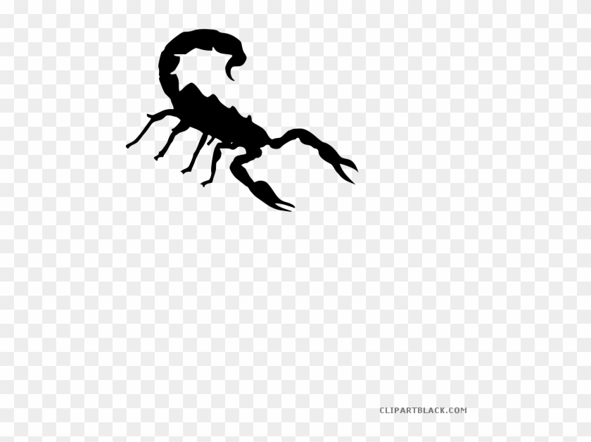 Scorpion Clipart Transparent - Free Scorpion Clipart Black And White - Png Download #456325