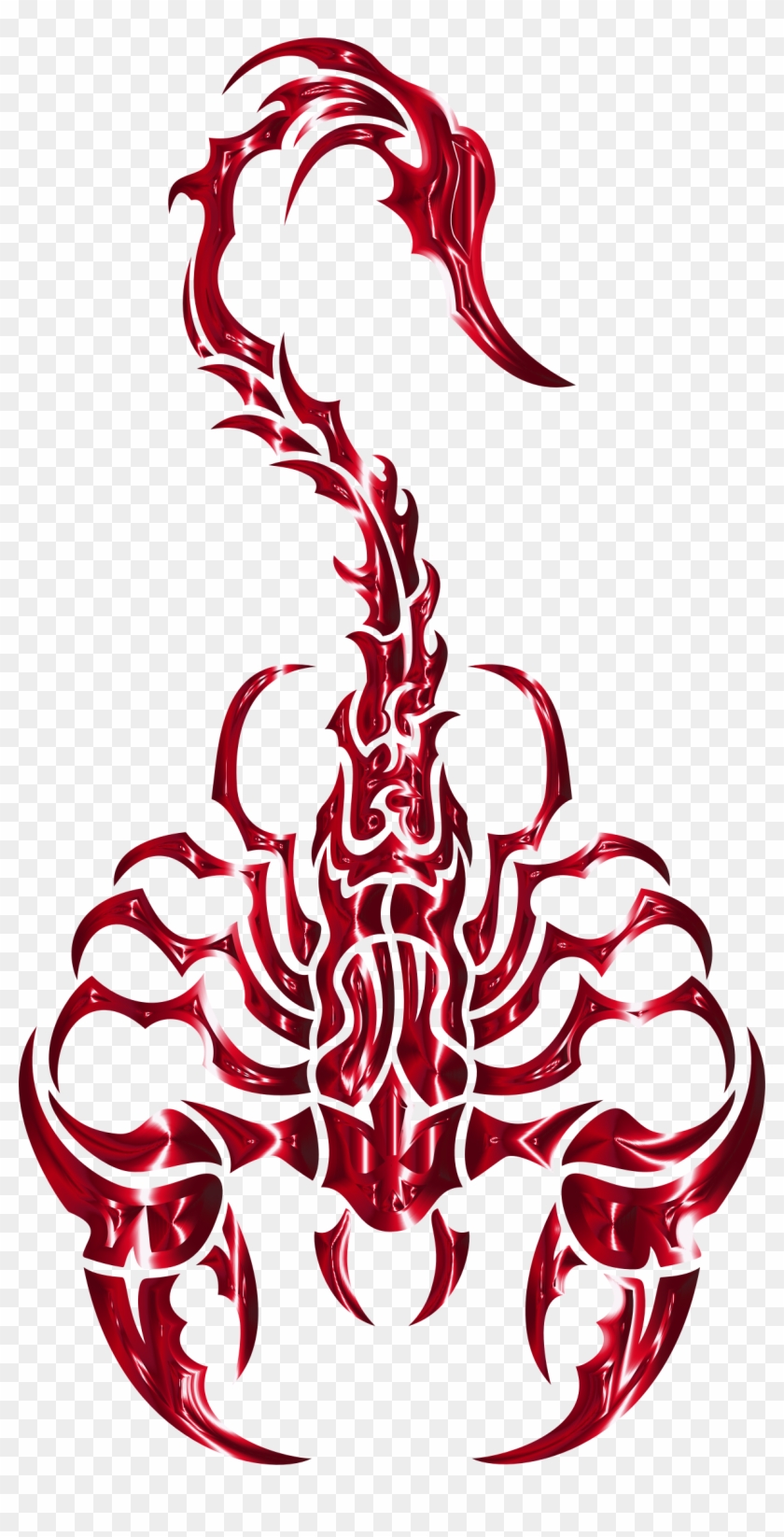 This Free Icons Png Design Of Sleek Tribal Scorpion Clipart #456352