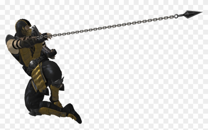 Mortal Kombat Scorpion Png Free Download - Mortal Kombat Scorpion Rope Clipart