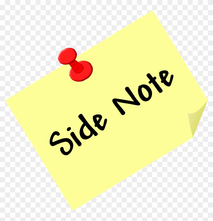Big Image - Side Note Clipart #456736