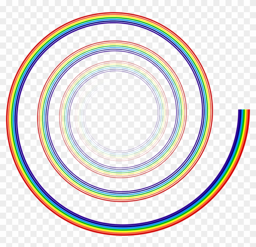 This Free Icons Png Design Of Rainbow Spiral Clipart