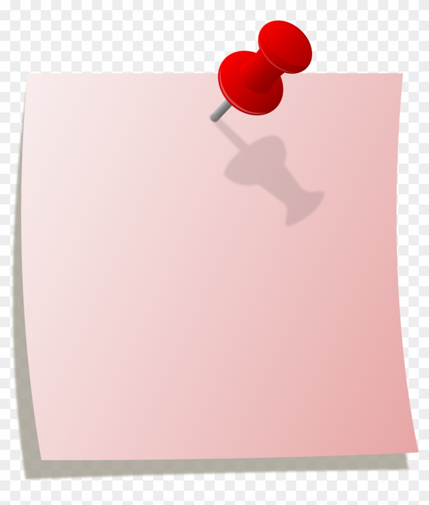 Paper Note Drawing Clip Art Sticky Postit - Paper - Png Download #456798
