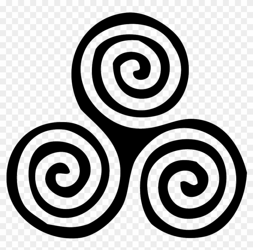 Tripple-spiral - Pictish Symbols Clipart