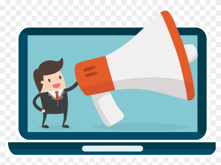 Transparent Stock Advertising Clipart Megaphone - Atenção Anuncios - Png Download