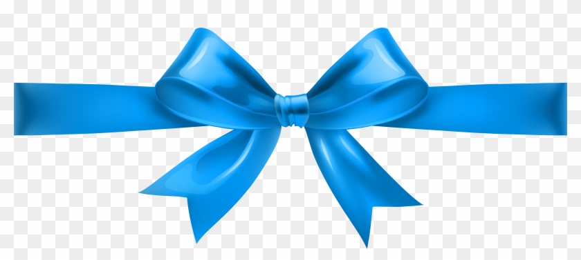 Blue Bow Ribbon Png Clipart #457601
