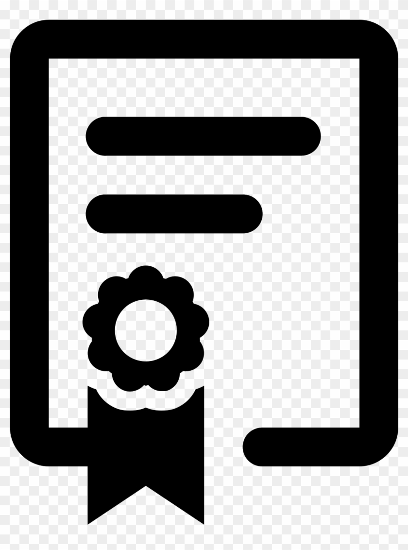 Diploma Clipart Certificate Symbol - Diploma Icono Png Transparent Png #457679