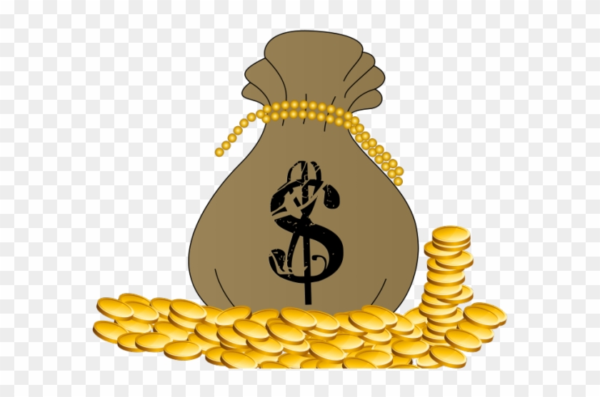 Us Coins Cliparts Free Download Clip Art - Bag Of Gold Png Transparent Png #457740
