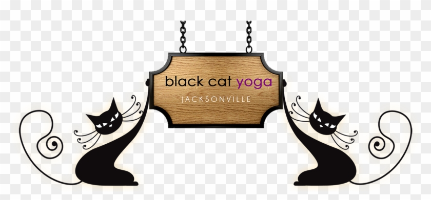 Black Cat Yoga Jacksonville Florida - Black Cat Clipart