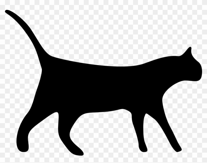 Free Vector Graphic - Black Cat Clipart - Png Download #457803