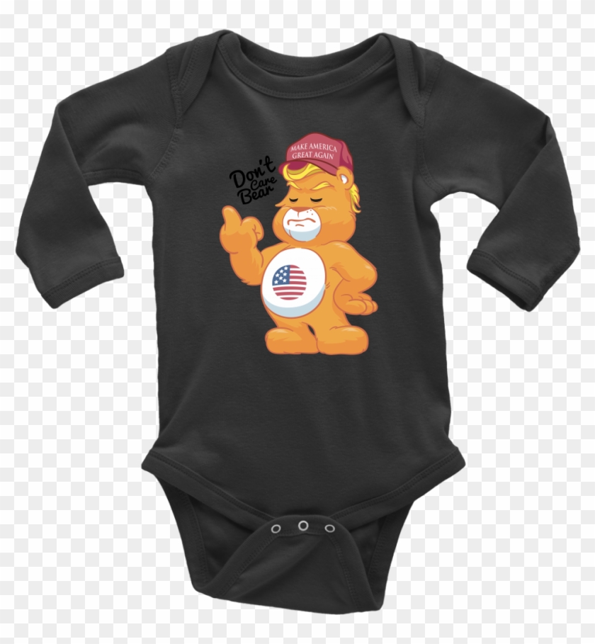 Don't Care Bear W/ Make America Great Again Hat Adult - Infant Bodysuit Clipart