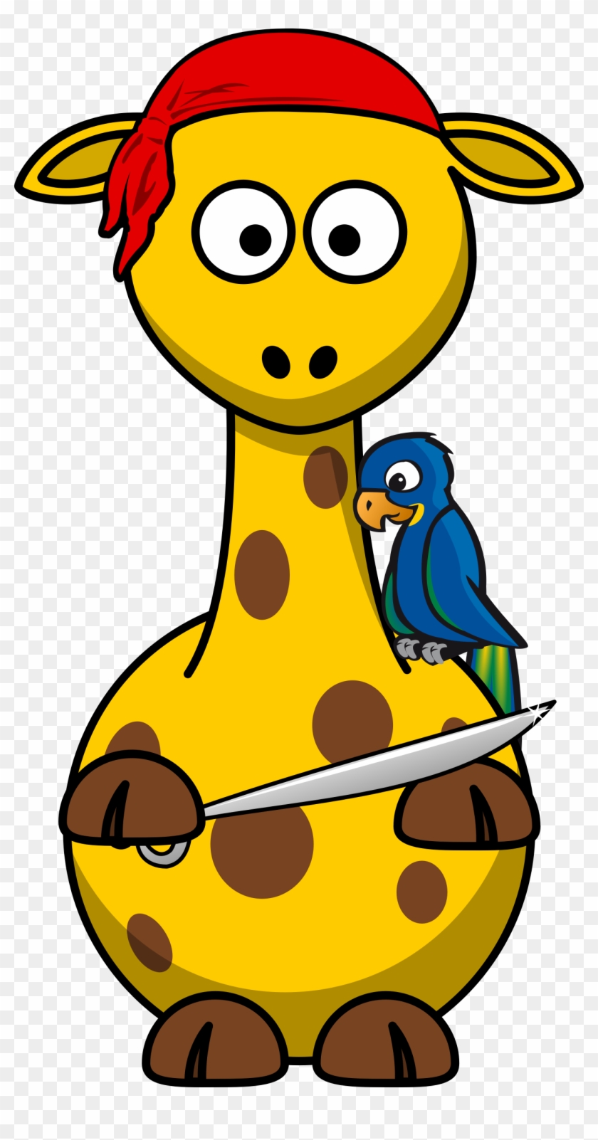 This Free Icons Png Design Of Giraffe Pirate Clipart