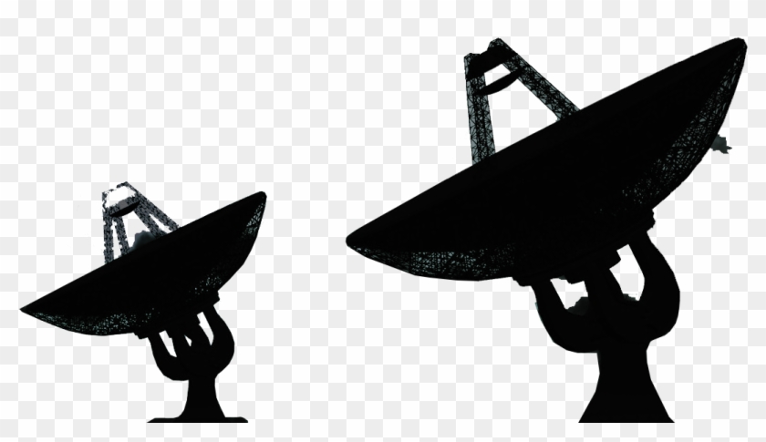 Antenna Clipart Silhouette - Satellite Silhouette - Png Download #457976