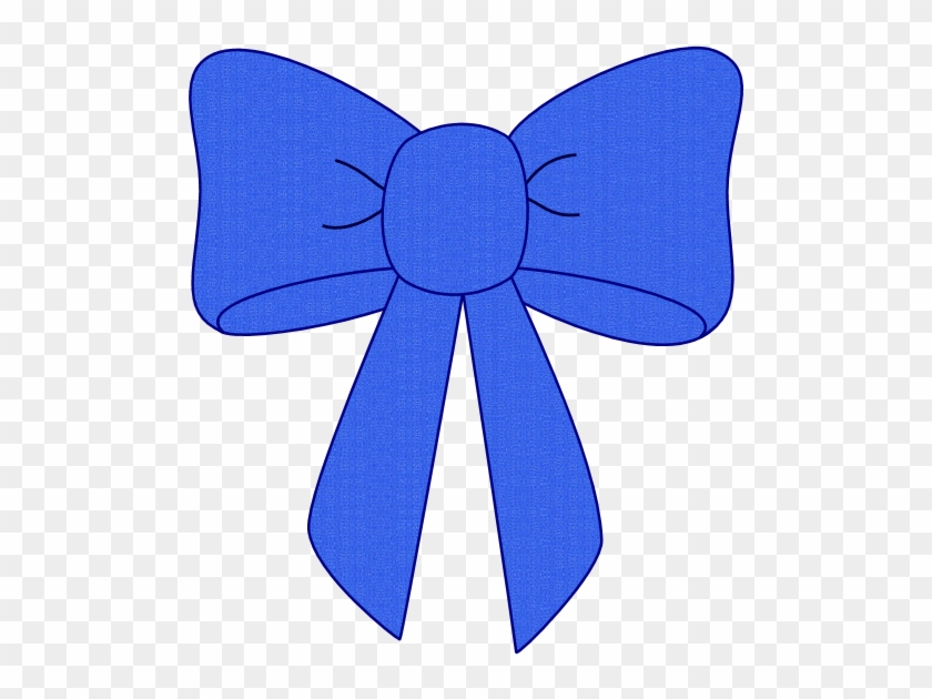 Blue Ribbon Hi - Blue Bow Clipart - Png Download #458040