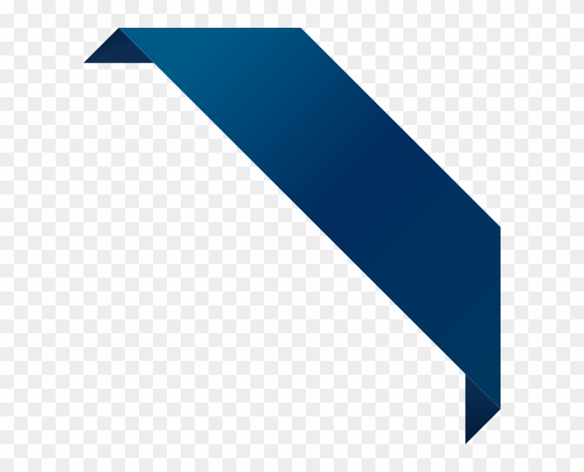 Blue Corner Ribbon Png Clipart