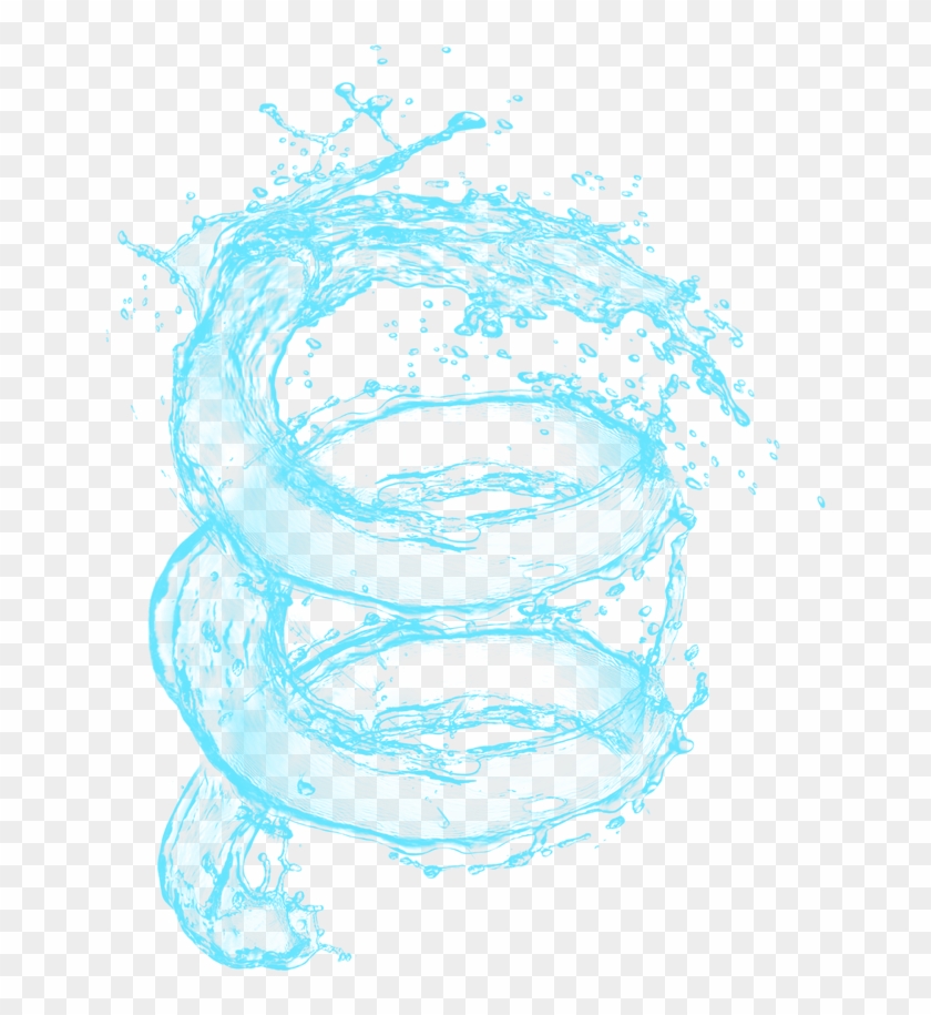 Water Clipart Spiral - Tap - Png Download