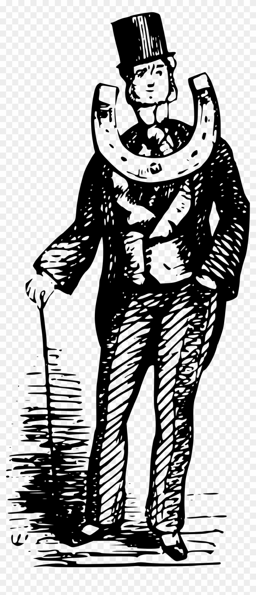 This Free Icons Png Design Of Gentleman With A Horseshoe Clipart