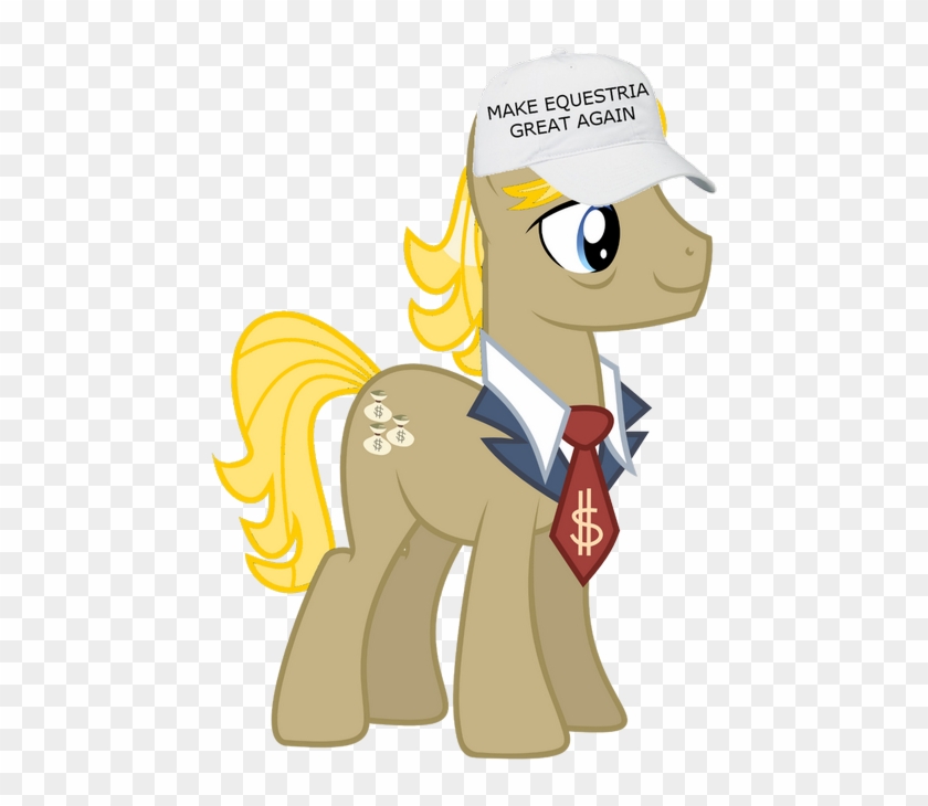 Cap, Donald Trump, Edit, Filthy Rich, Hat, Make America - My Little Pony Filthy Rich Clipart #458359