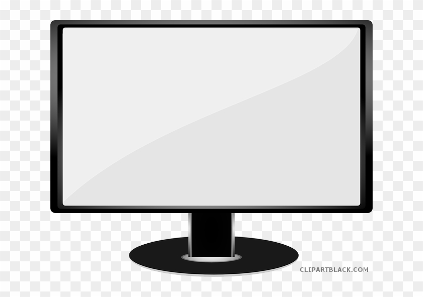 Computer Monitor Picture Library - Televisão Desenho Clipart #458495