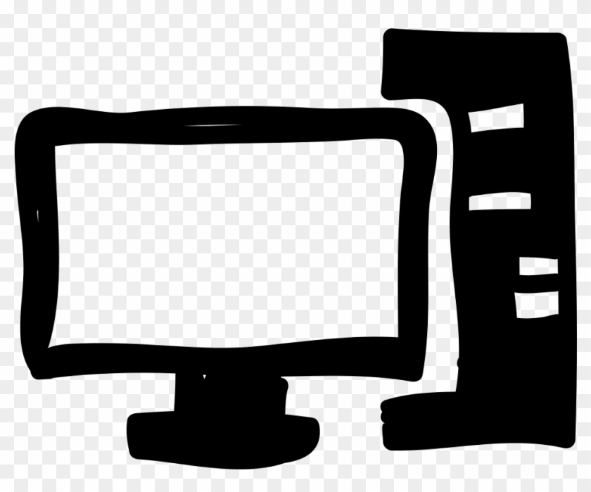 Computer Monitor Icon Png Clipart #458544
