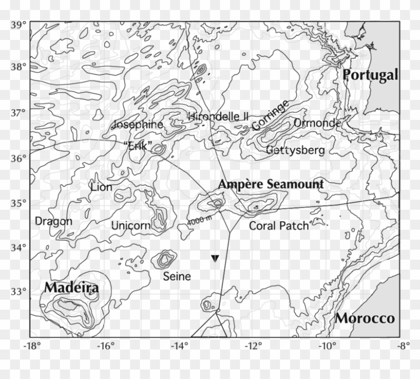 The Horseshoe Seamount Chain - Ampere Seamount Clipart