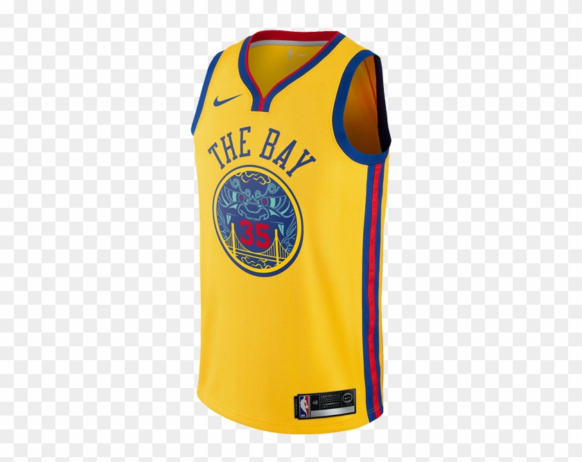 Nike Nba Golden State Warriors Men's Kevin Durant The - Klay Thompson The Bay Jersey Clipart