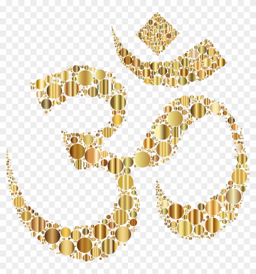 This Free Icons Png Design Of Golden Om Symbol Circles Clipart #459031