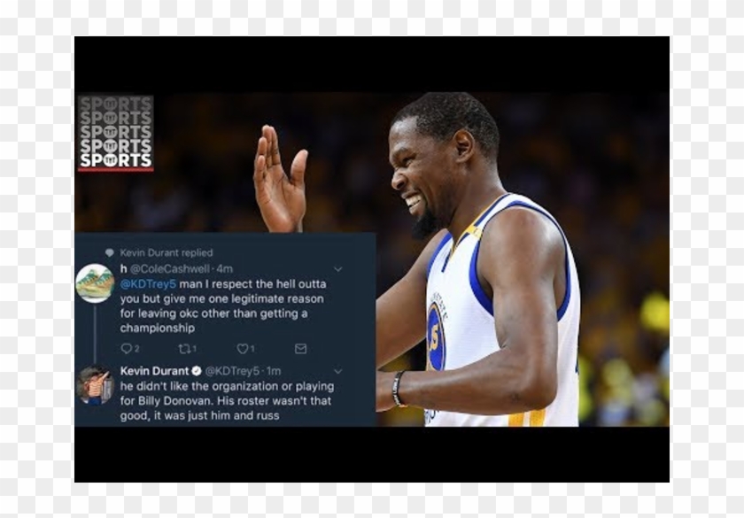 Kevin Durant Uses A Ghost Twitter And Instagram To - Basketball Player Clipart
