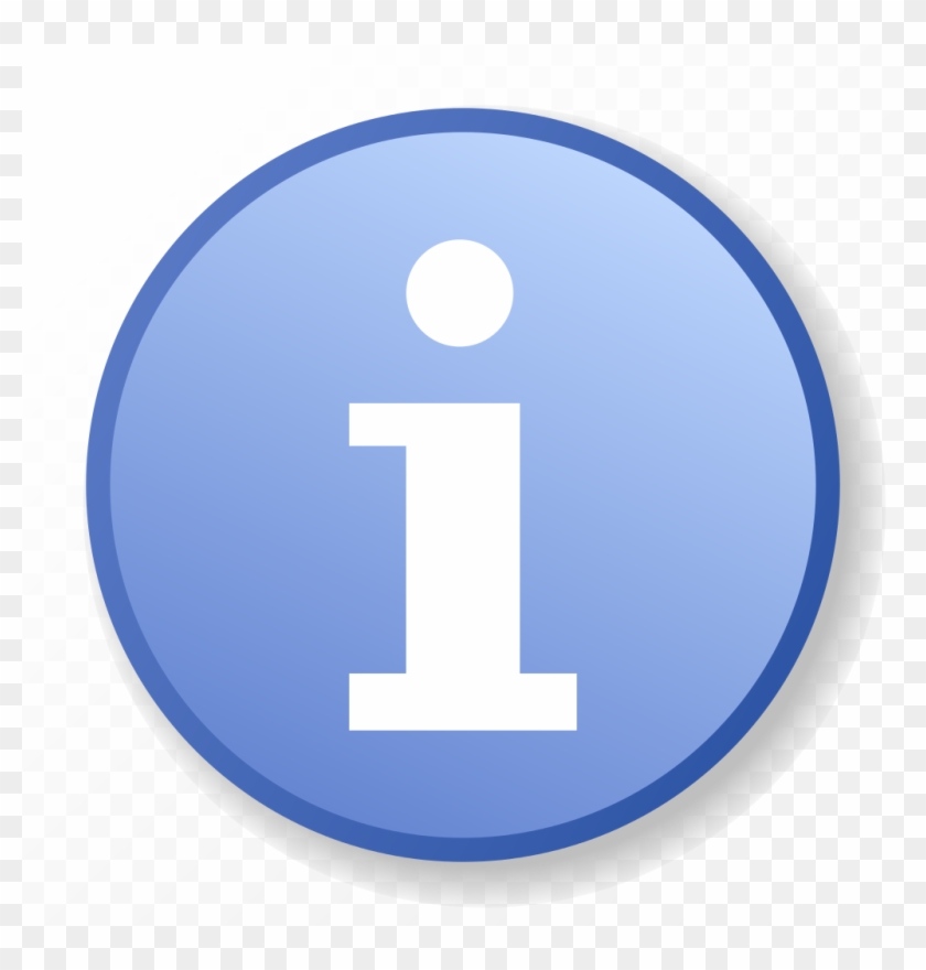 Information Icon With Gradient Background - Information Icon Clipart