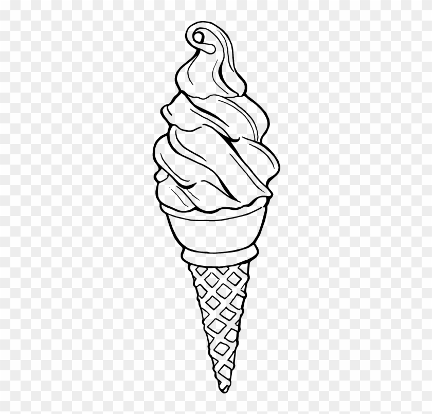 612 X 792 10 - 3 Ice Cream Drawing Clipart