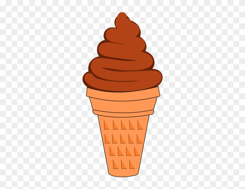 Ice Cream Cones Sundae Chocolate Ice Cream - Chocolate Ice Cream Clipart - Png Download