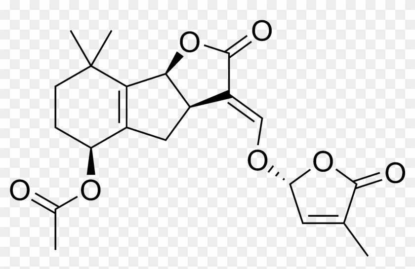 Strigyl Acetate Chemical Structure - Molecular Structure Of Acetate Clipart #4500102