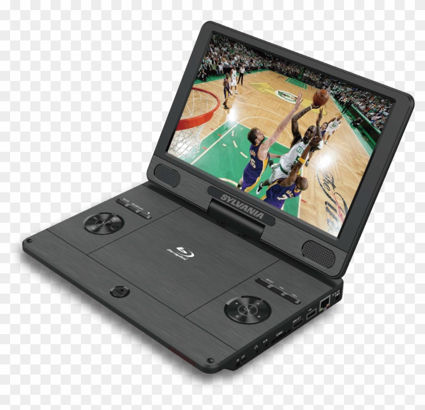 4" Portable Blu-ray Media Player - Sylvania Portable Blu Clipart #4501630