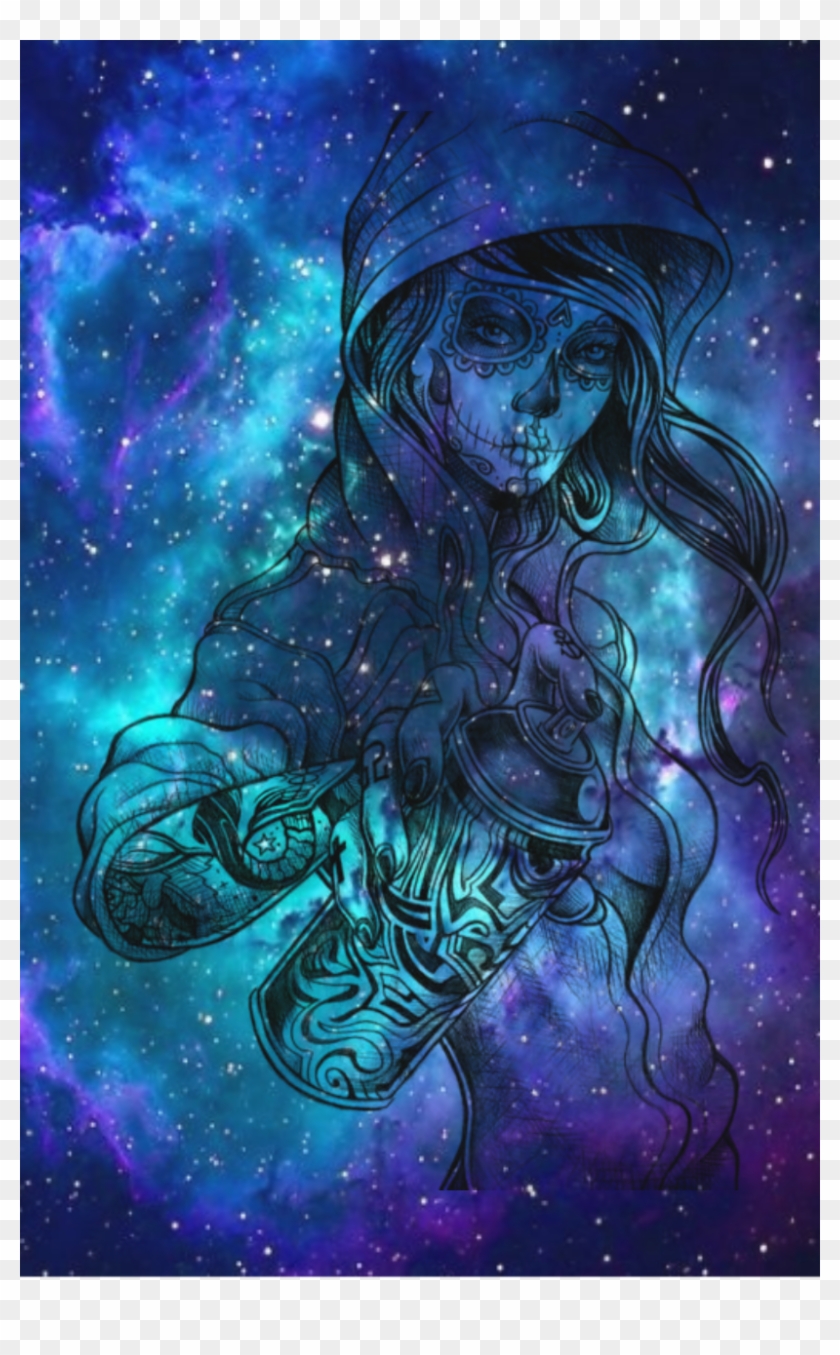 #graffiti #graffitigirl #art #galaxy #graffitiart #myedit - Illustration Clipart
