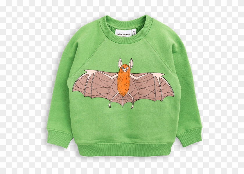Flying Bat Sweatshirt - Long-sleeved T-shirt Clipart