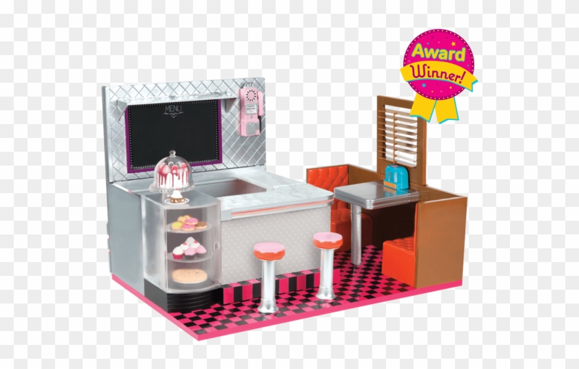 Bite To Eat Retro Diner For 18 Inch Dolls Award Winner - Our Generation Diner Accessories Clipart #4501871